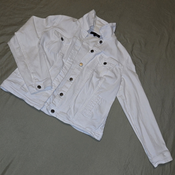 1822 Denim White Jacket – Size Medium #010 - Picture 2 of 8